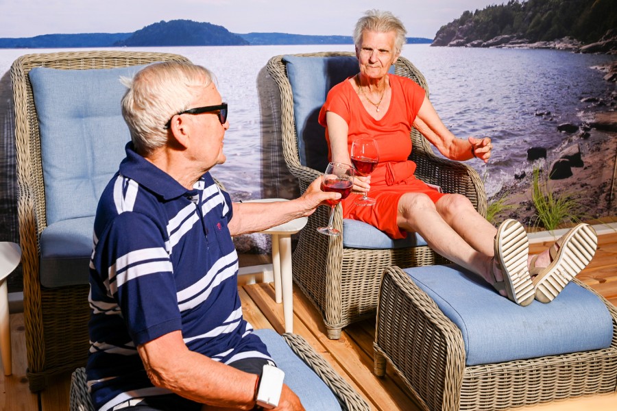 Guldkant i vardagen med sol, v&#228;rme och en god drink.