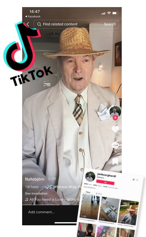 Äldreboende på Tiktok